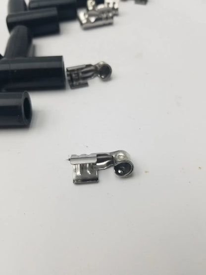MSD Ignition Spark Plug Wire Terminals & Black 90 Degree Right/Left Angle Boots Ignition Wire Terminals and Boots, second-hand product photo 10