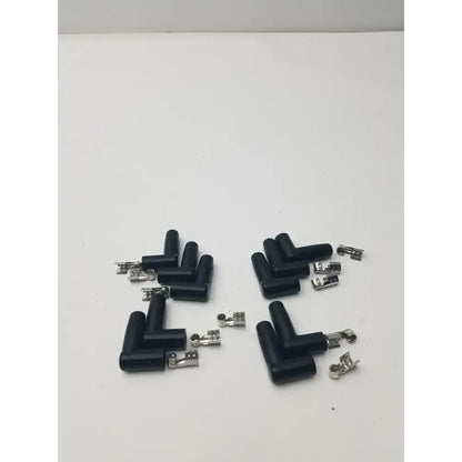 MSD Ignition Spark Plug Wire Terminals & Black 90 Degree Right/Left Angle Boots Ignition Wire Terminals and Boots, second-hand product photo 2