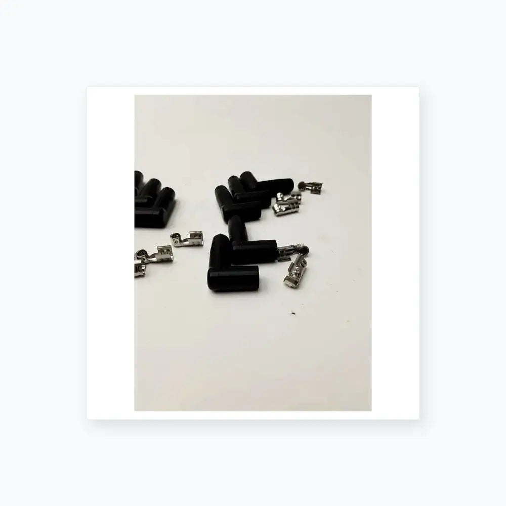 MSD Ignition Spark Plug Wire Terminals & Black 90 Degree Right/Left Angle Boots Ignition Wire Terminals and Boots, second-hand product photo 8