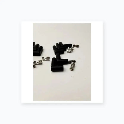 MSD Ignition Spark Plug Wire Terminals & Black 90 Degree Right/Left Angle Boots Ignition Wire Terminals and Boots, second-hand product photo 8
