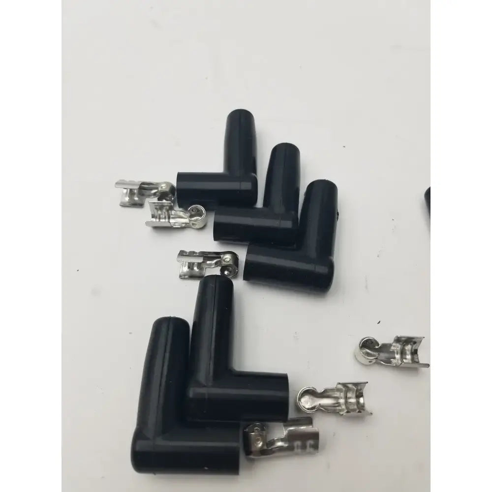 MSD Ignition Spark Plug Wire Terminals & Black 90 Degree Right/Left Angle Boots Ignition Wire Terminals and Boots, second-hand product photo 5