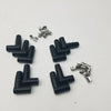 MSD Ignition Spark Plug Wire Terminals & Black 90 Degree Right/Left Angle Boots