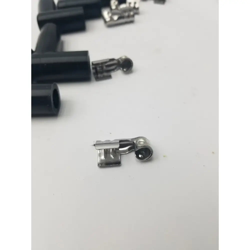 MSD Ignition Spark Plug Wire Terminals & Black 90 Degree Right/Left Angle Boots Ignition Wire Terminals and Boots, second-hand product photo 10
