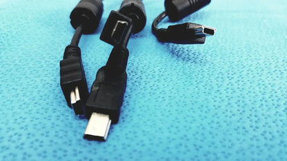 Vendor Unknown - MANUAL REVIEW Multi-Connector PC Cables – USB Mini-B to USB-A & Other Connectors - Lot of 4 USB Cable, second-hand product photo 3