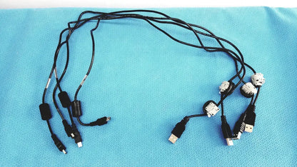 Vendor Unknown - MANUAL REVIEW Multi-Connector PC Cables – USB Mini-B to USB-A & Other Connectors - Lot of 4 USB Cable, second-hand product photo 1