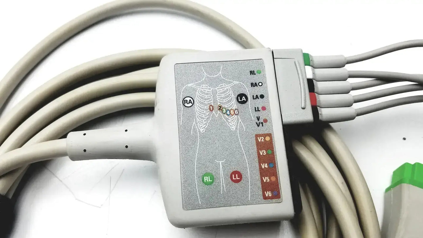 MULTI-LINK ECG Care Cable & Leadwire REF - 2017006-001 ECG Care Cable & Leadwire, as-is (for parts) product photo 2