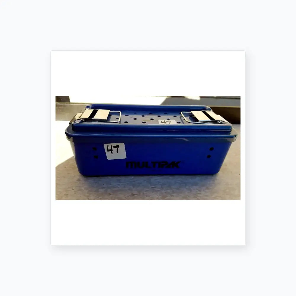 Reuse Medical MultiPak 5006-02-000P Plastic Sterilization Tray Sterilization Trays & Cases, second-hand product photo 1