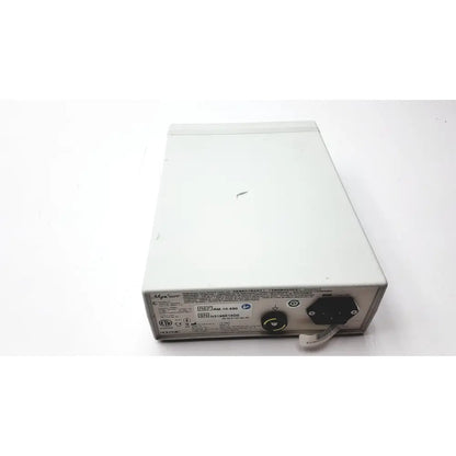 White rectangular mysure hm-10-650 power supply unit with black iec connector for hologic hysteroscopic tissue removal use