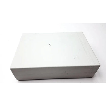 A sleek rectangular white myosure hologic hysteroscopic tissue removal control unit with textured edges and worn surface