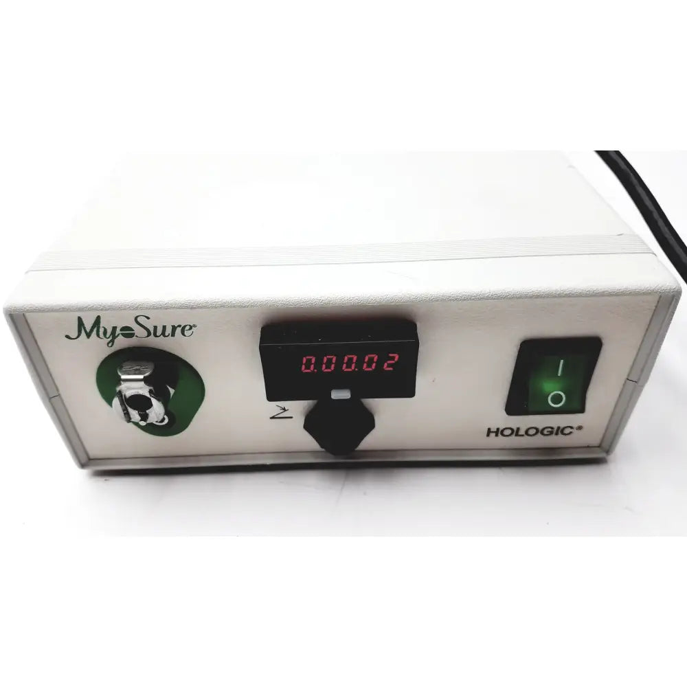 White myosure hologic hysteroscopic tissue removal control unit RM-10-500 with digital display and green power indicator