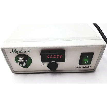 White myosure hologic hysteroscopic tissue removal control unit RM-10-500 with digital display and green power indicator