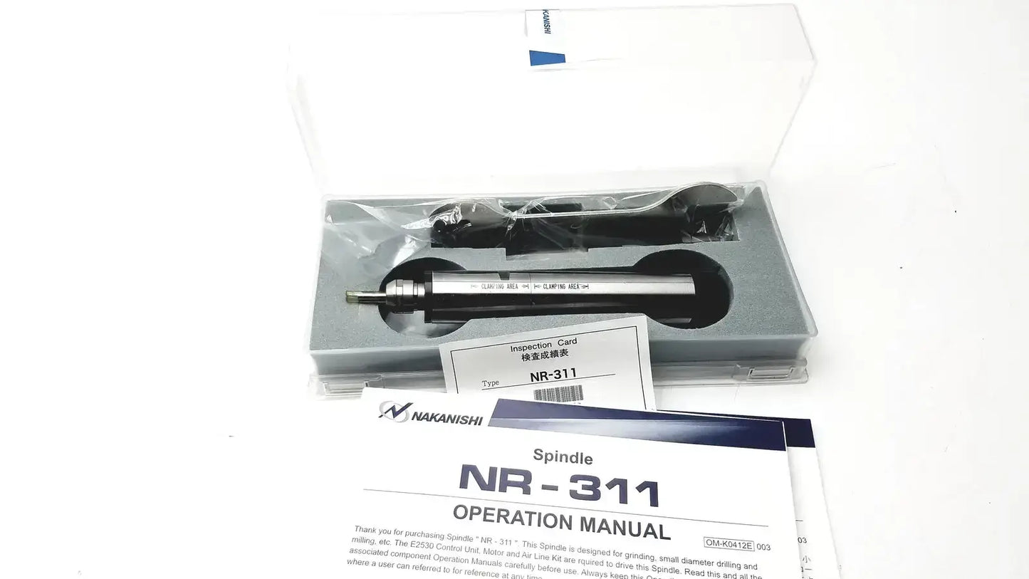 NAKANISHI MSS-2524 RA Air Motor Spindle Air Motor Spindle, as-is (for parts) product photo 1
