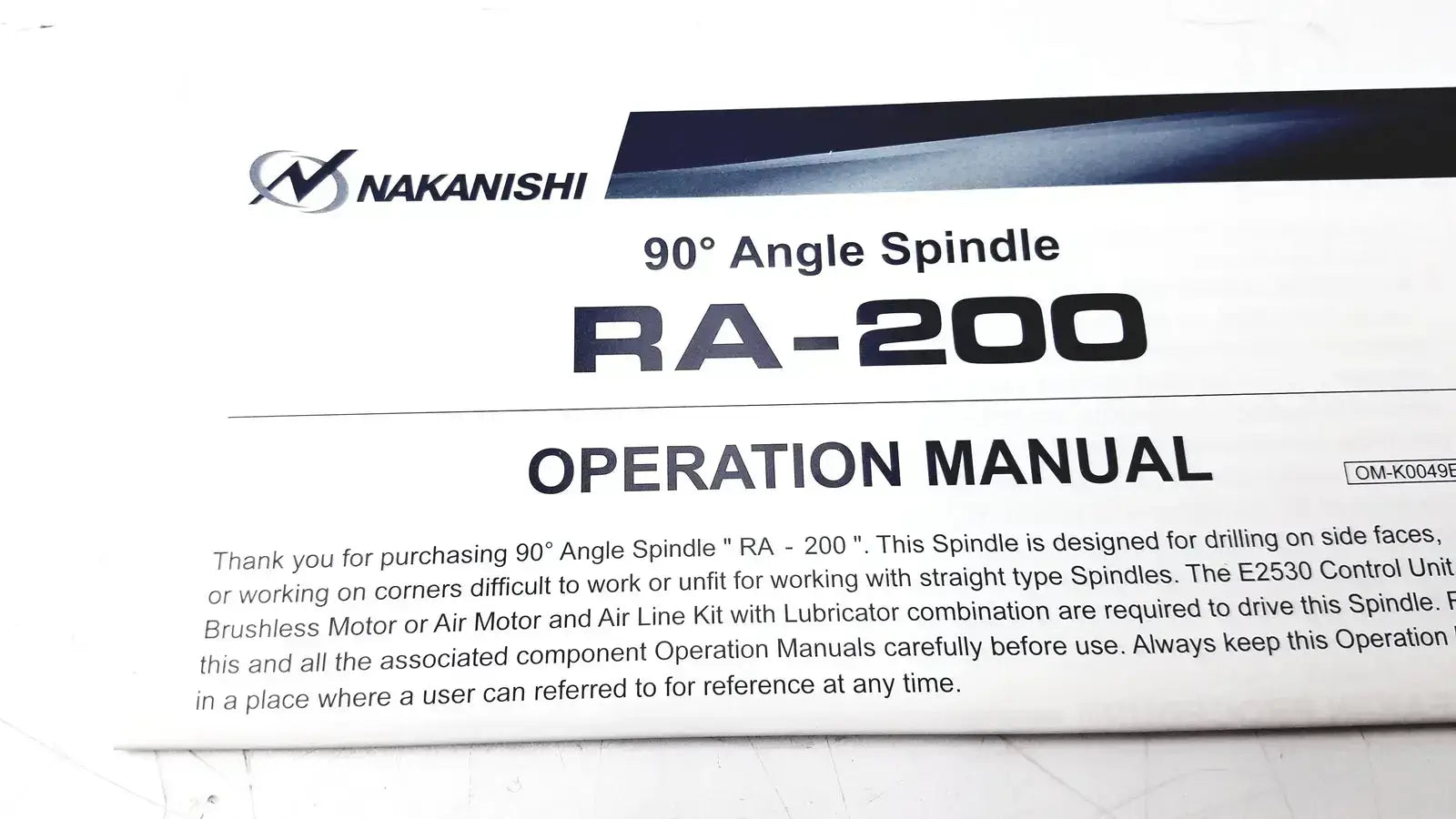 Nakanishi RA-200 Angle Spindle Medical Equipment Part, as-is (for parts) product photo 15