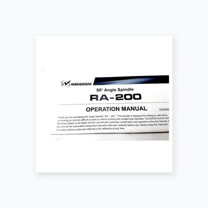 Nakanishi RA-200 Angle Spindle Medical Equipment Part, second-hand product photo 15