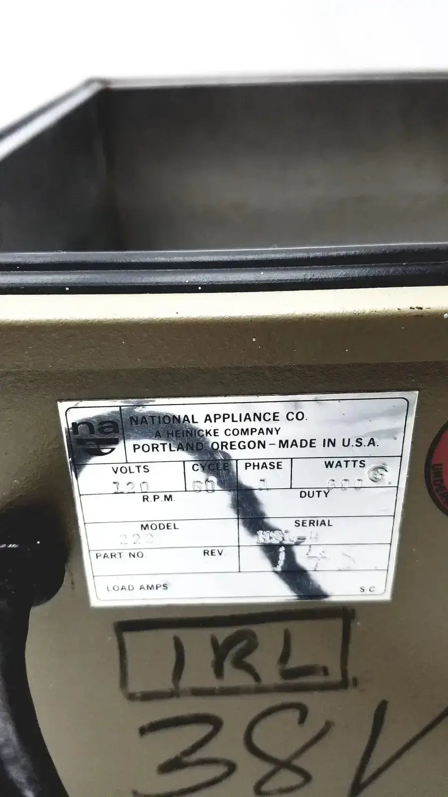 Napco National Appliance Company NAPCO Model 220 Water Bath Laboratory Water Bath, second-hand product photo 7