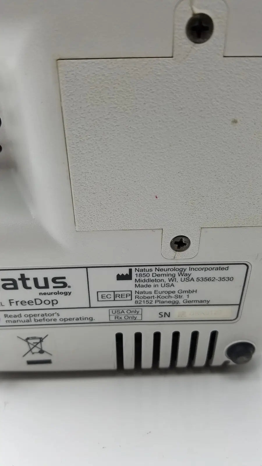 Natus Neurology FreeDop Doppler Accessory, as-is (for parts) product photo 7