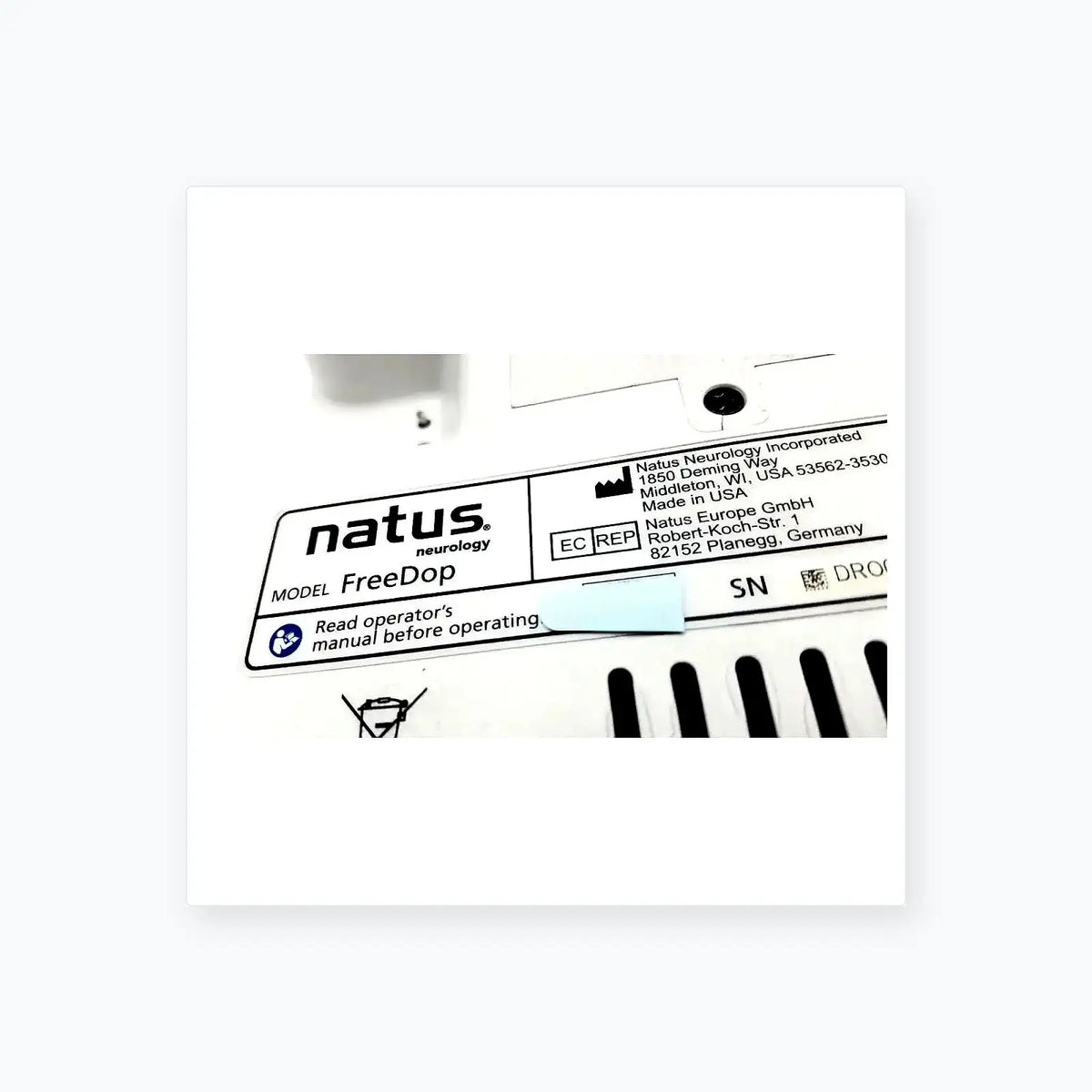 Natus Neurology Freedop DR00128 Medical Equipment Accessory, second-hand product photo 6