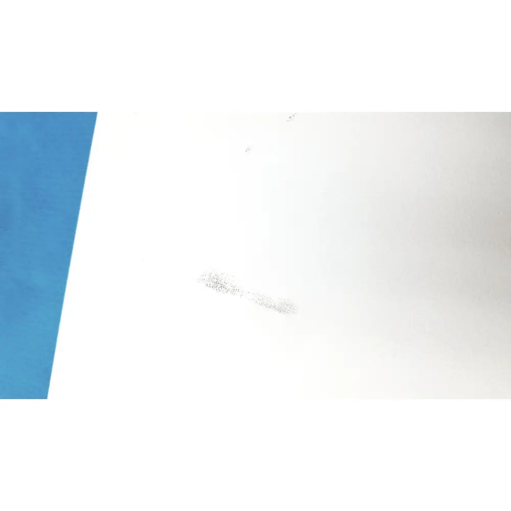 A faint gray smudge on the white surface of the natus ultrapro s100 unit control panel