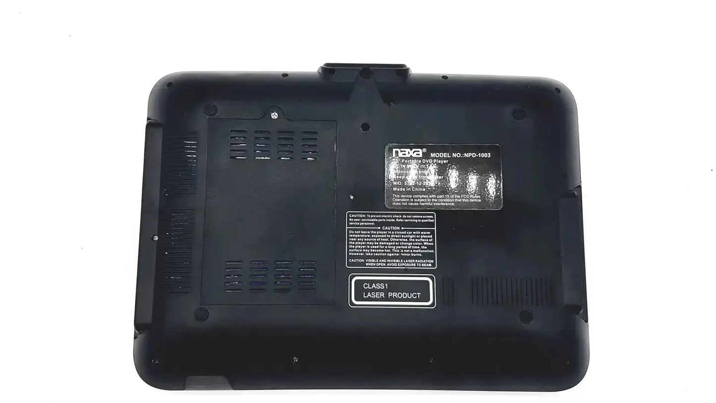 Naxa 10" Portable DVD Player Model No. NPD-1003 Portable DVD Player, as-is (for parts) product photo 12