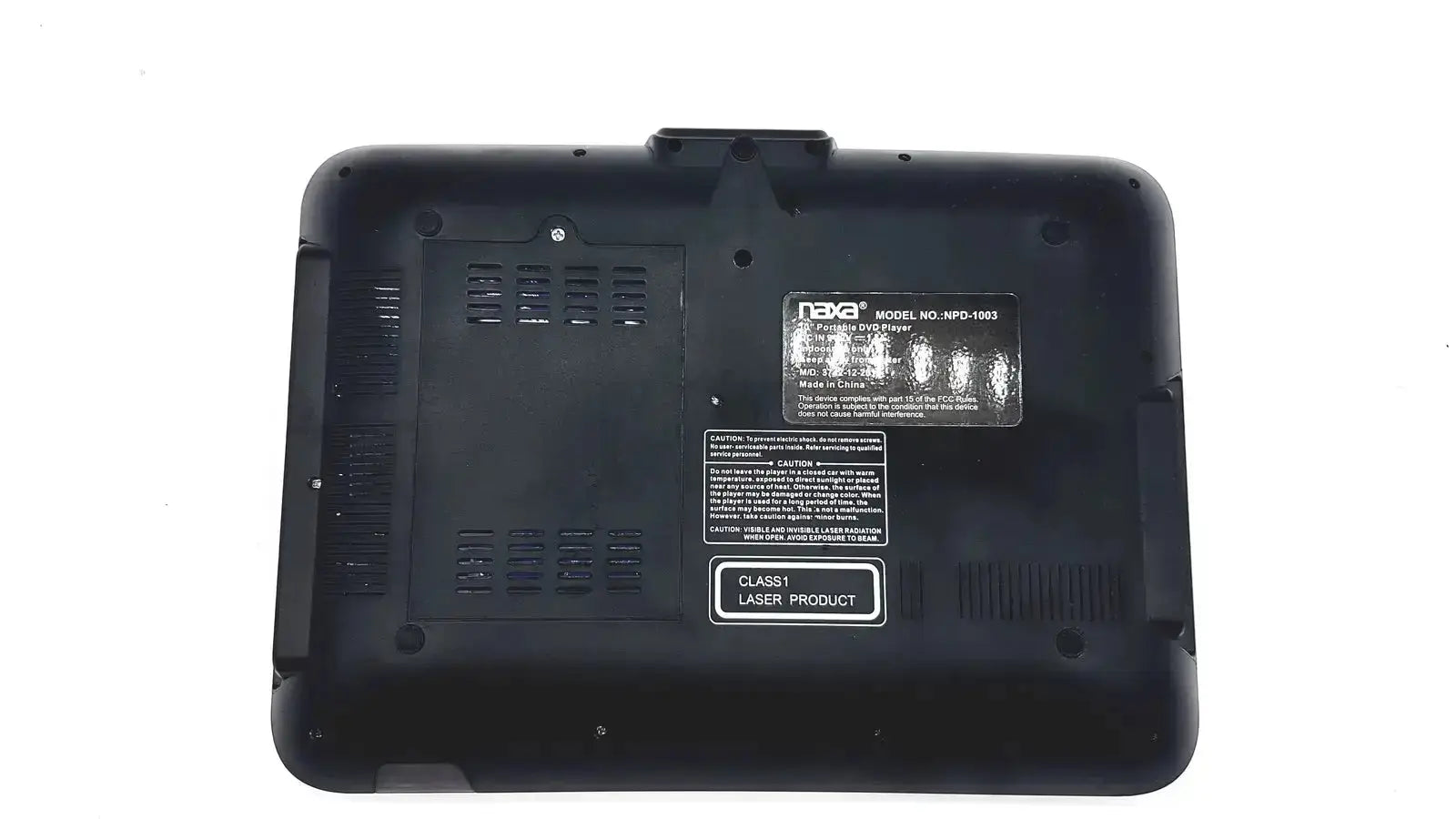 Naxa 10" Portable DVD Player Model No. NPD-1003 Portable DVD Player, as-is (for parts) product photo 12