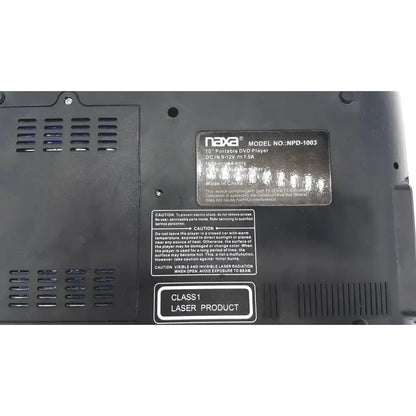 Naxa 10" Portable DVD Player Model No. NPD-1003 Portable DVD Player, as-is (for parts) product photo 11