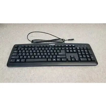 NCS USB KU-0325 USB Wired Plug and Play PC Computer Keyboard - Black Keyboard, second-hand product photo 2
