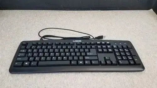 NCS USB KU-0325 USB Wired Plug and Play PC Computer Keyboard - Black Keyboard, new product photo 5