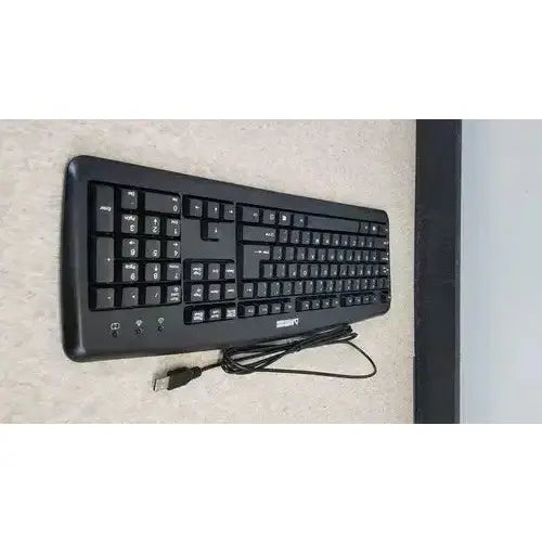 NCS USB KU-0325 USB Wired Plug and Play PC Computer Keyboard - Black Keyboard, second-hand product photo 3