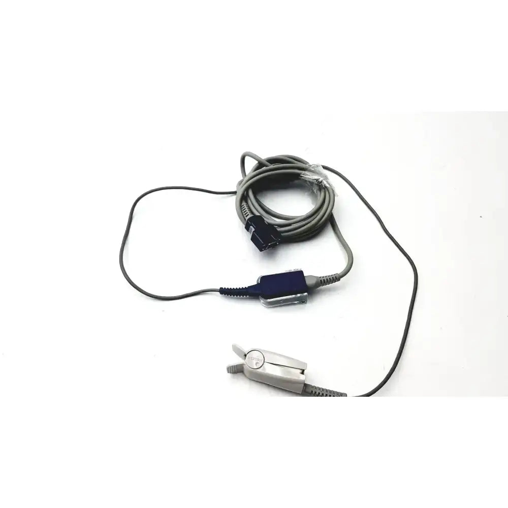 Nellcor DEC-4 / DEC-8 Sensor Extension Cable & OxiMax Spo2 Sensor Adult Pulse Oximetry Accessory, as-is (for parts) product photo 1