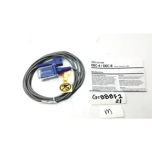 Nellcor DEC-4 / DEC-8 Sensor Extension Cable SpO2 Sensor Extension Cable, as-is (for parts) product photo 1