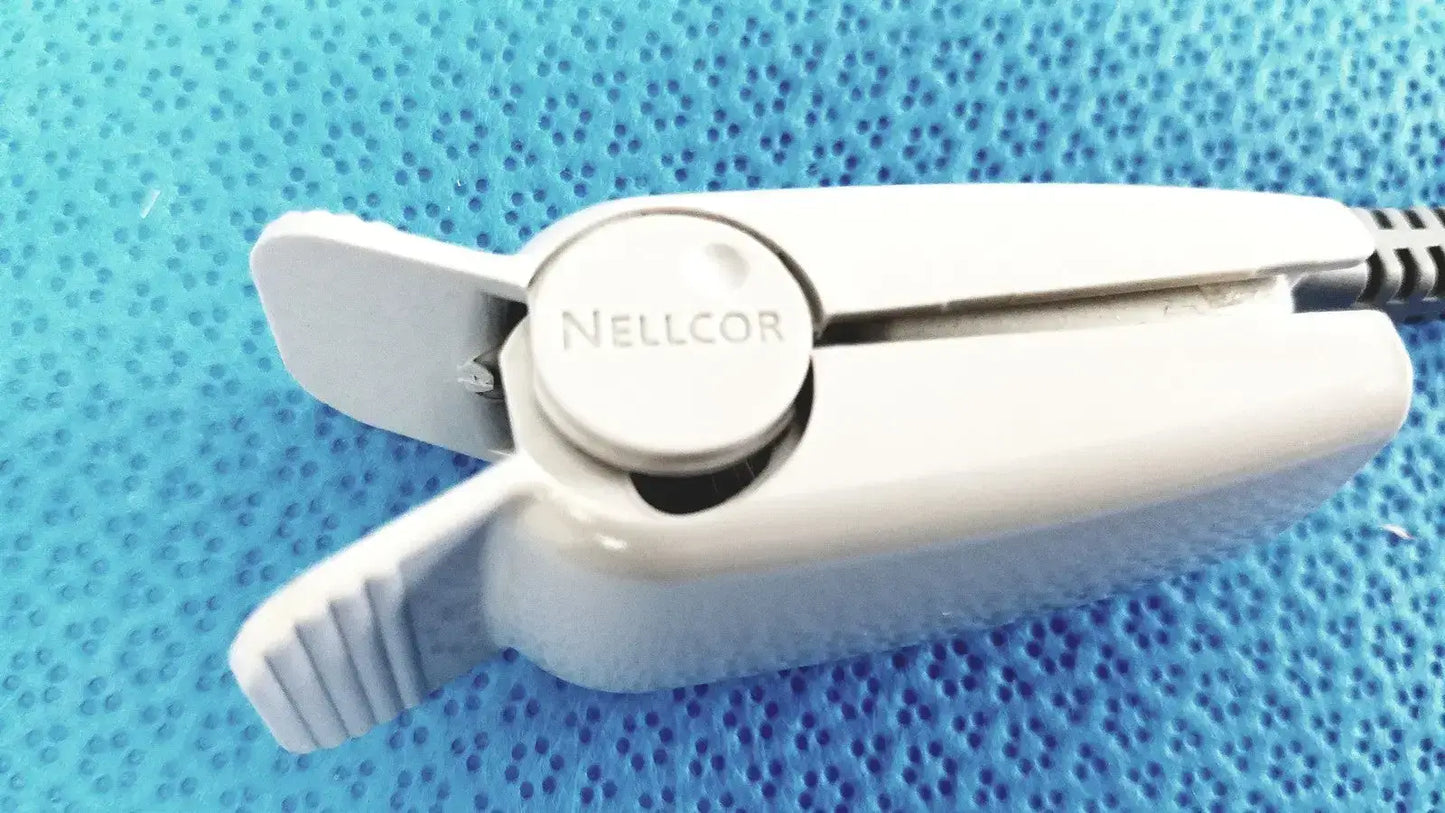 Nellcor Doc-10 Adult OxiMax Spo2 Sensor Clip - Lot of 2 SpO2 Sensor Clip, second-hand product photo 4