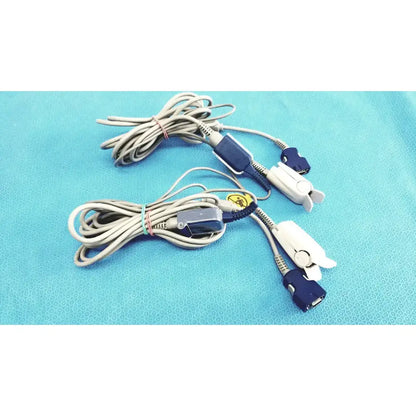 Nellcor Doc-10 Adult OxiMax Spo2 Sensor Clip - Lot of 2 SpO2 Sensor Clip, second-hand product photo 2