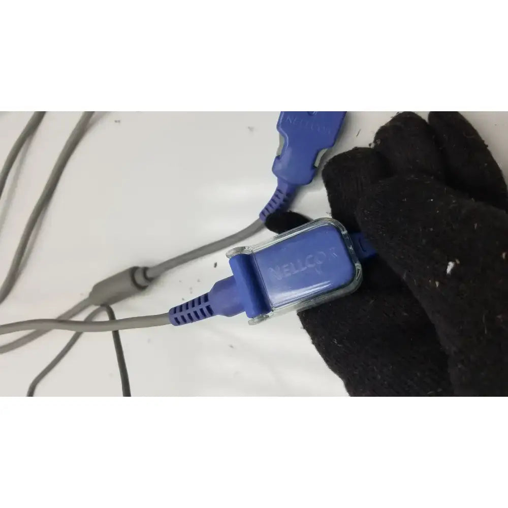 Nellcor DOC-10 Cable SPO2 Extension Adapter Cable With Finger Piece SpO2 Extension Cable, second-hand product photo 4