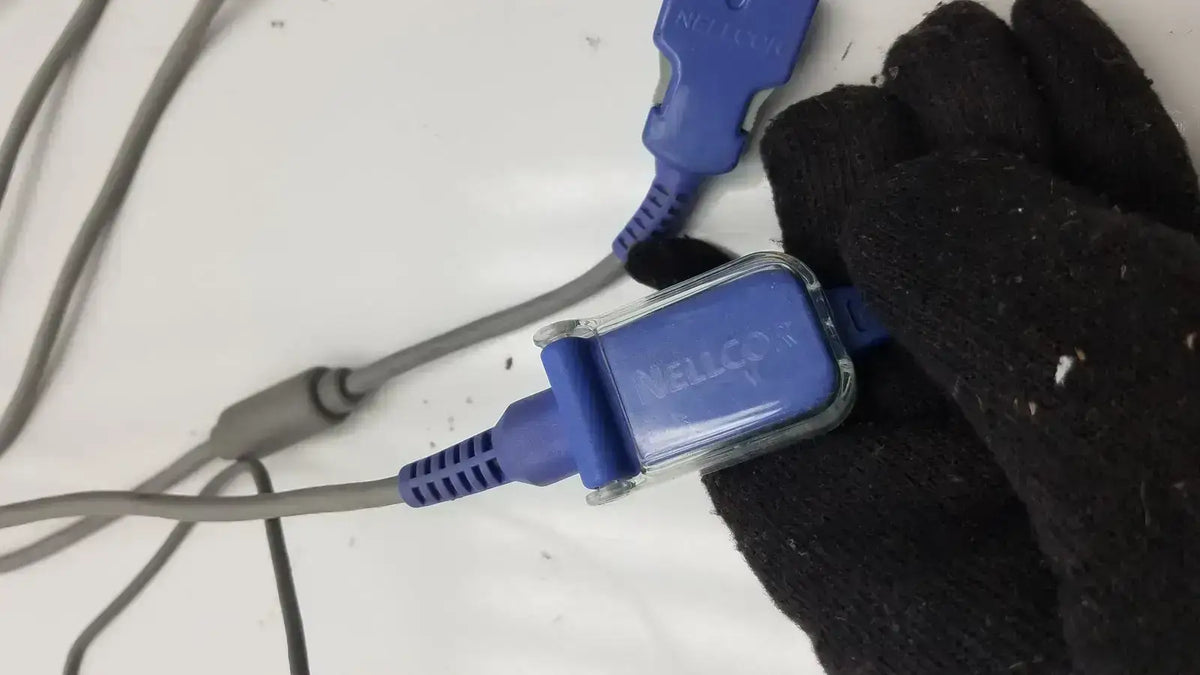 Nellcor DOC-10 Cable SPO2 Extension Adapter Cable With Finger Piece SpO2 Extension Cable, second-hand product photo 4