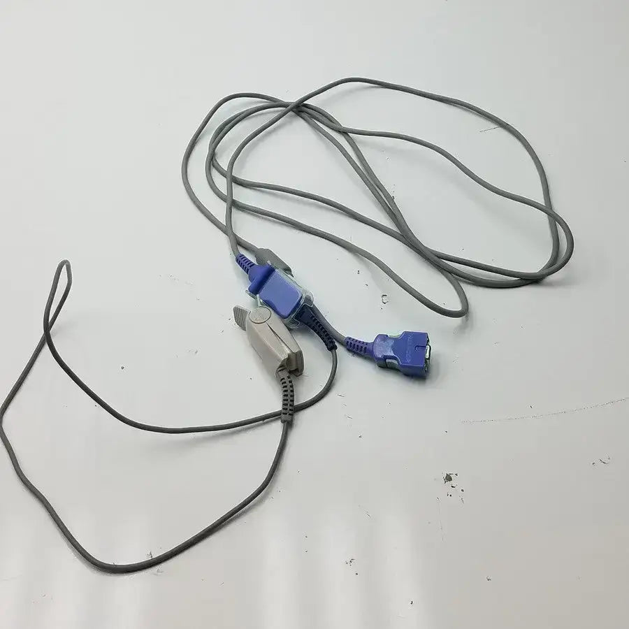 Nellcor DOC-10 Cable SPO2 Extension Adapter Cable With Finger Piece SpO2 Extension Cable, second-hand product photo 1