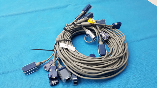 Reuse Medical Equipment Nellcor DOC-10 SpO2 Adapter Extension Cable OEM Vital Signs Monitor Accessories, second-hand product photo 1