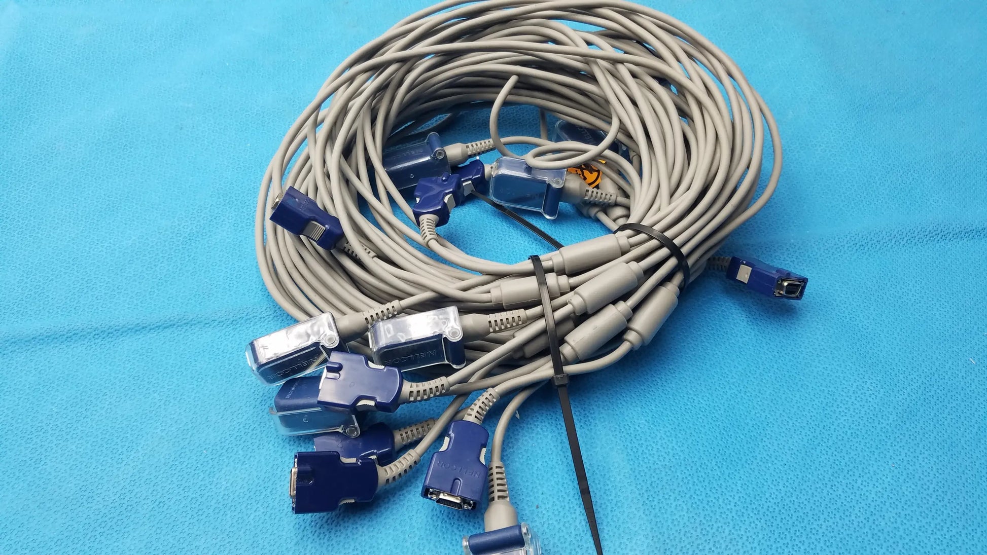 Reuse Medical Equipment Nellcor DOC-10 SpO2 Adapter Extension Cable OEM Vital Signs Monitor Accessories, second-hand product photo 2
