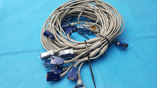 Reuse Medical Equipment Nellcor DOC-10 SpO2 Adapter Extension Cable OEM Vital Signs Monitor Accessories, second-hand product photo 2