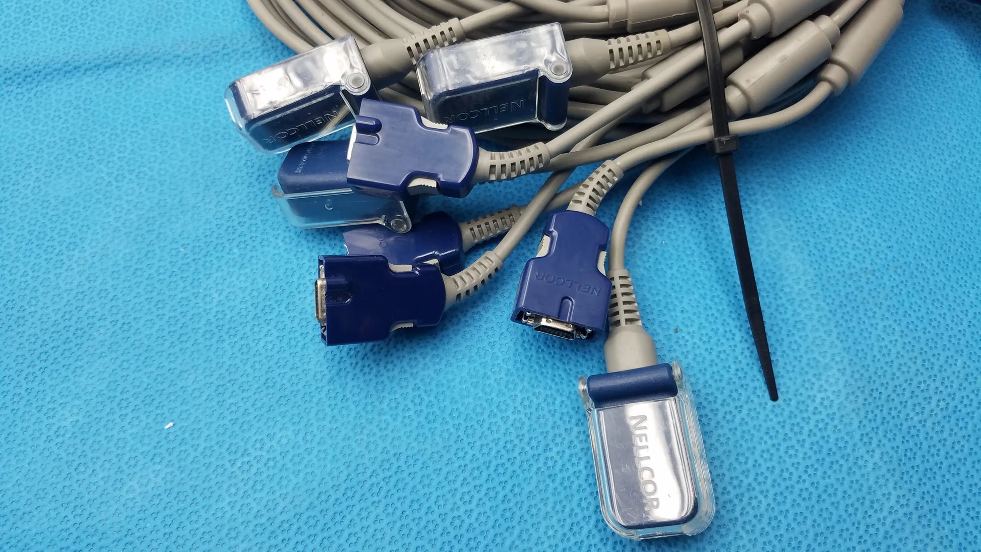 Reuse Medical Equipment Nellcor DOC-10 SpO2 Adapter Extension Cable OEM Vital Signs Monitor Accessories, second-hand product photo 6