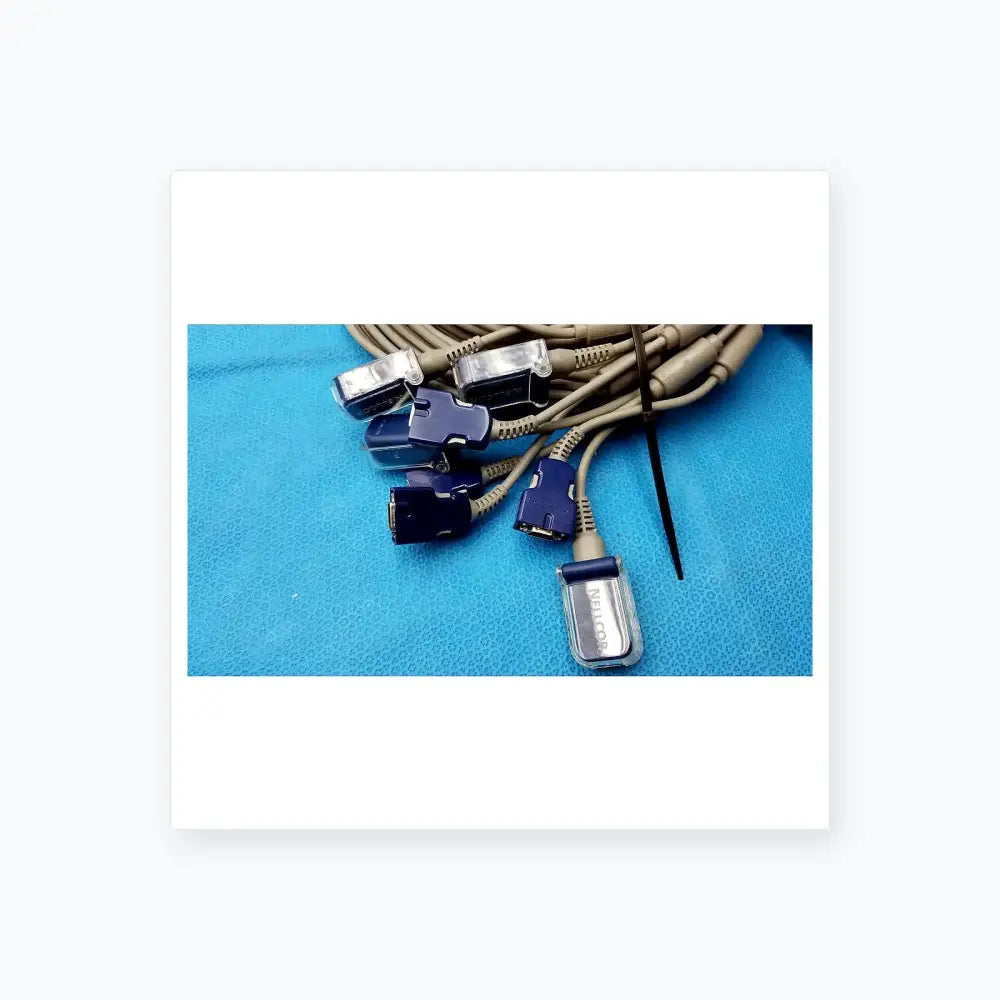 Reuse Medical Equipment Nellcor DOC-10 SpO2 Adapter Extension Cable OEM Vital Signs Monitor Accessories, second-hand product photo 6