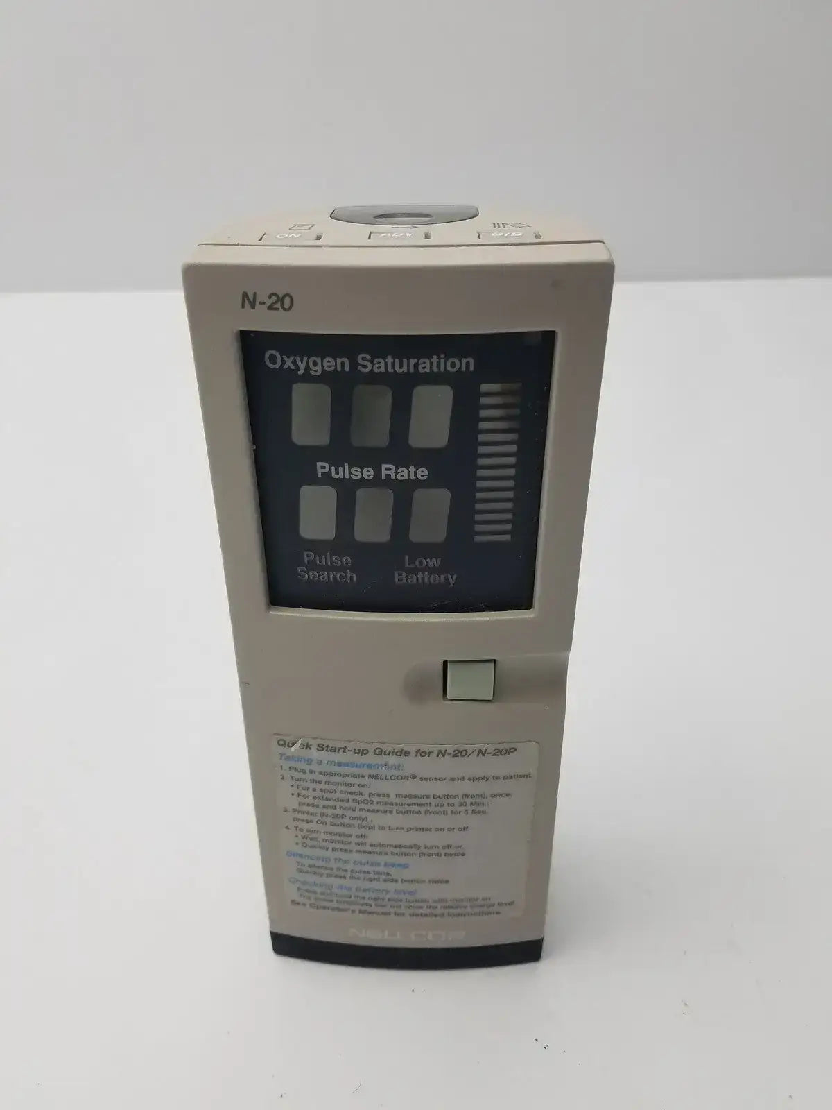Nellcor N-20 Pulse Oximeter Pulse Oximeter, second-hand product photo 1