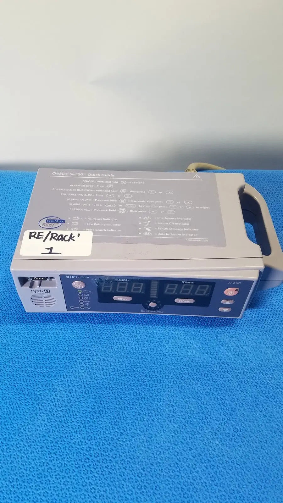 Reuse Medical Nellcor Puritan Bennett OxiMax N-560 Pulse Oximeter SPO2 Patient Monitor Other Medical & Lab Equipment, second-hand product photo 1