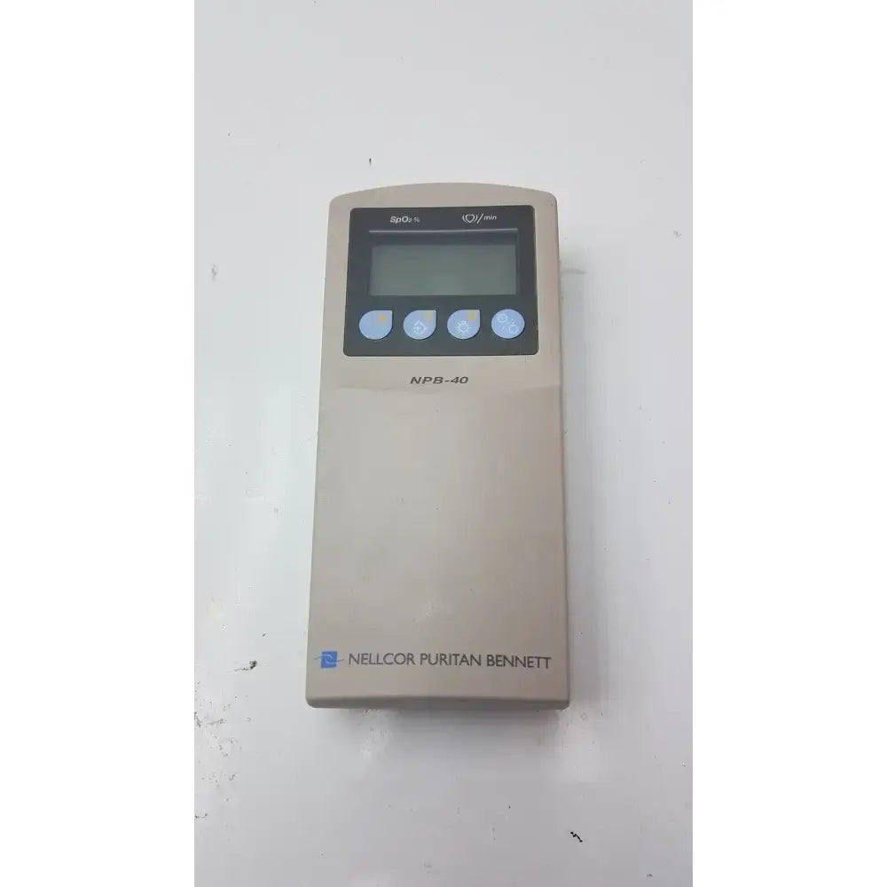 Nellcor Puritan Bennett Sp02 NBP-40 Handheld Pulse Oximeter Pulse Oximeter, as-is (for parts) product photo 1