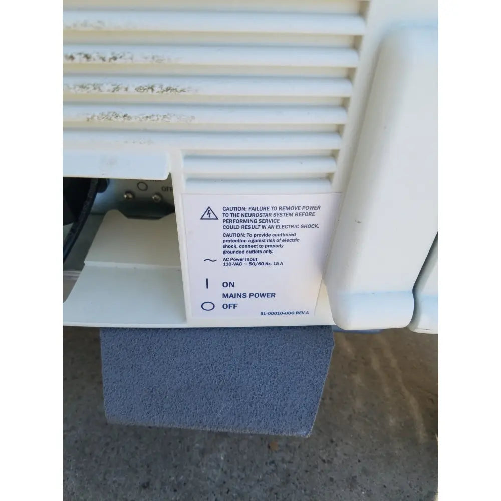 NeuroStar Transcranial Magnetic Stimulation (TMS) Therapy System Model 81-00315-000 - Transcranial magnetic stimulation