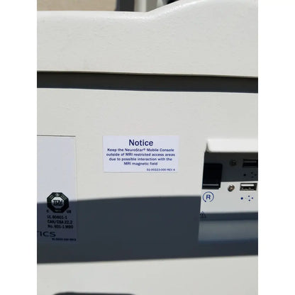NeuroStar Transcranial Magnetic Stimulation (TMS) Therapy System Model 81-00315-000 - Transcranial magnetic stimulation