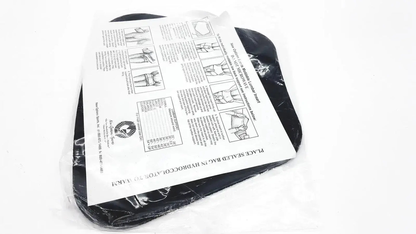 New Option Sports Moldable Lumbar Insert Do Not Microwave Lumbar Support Insert, new product photo 4