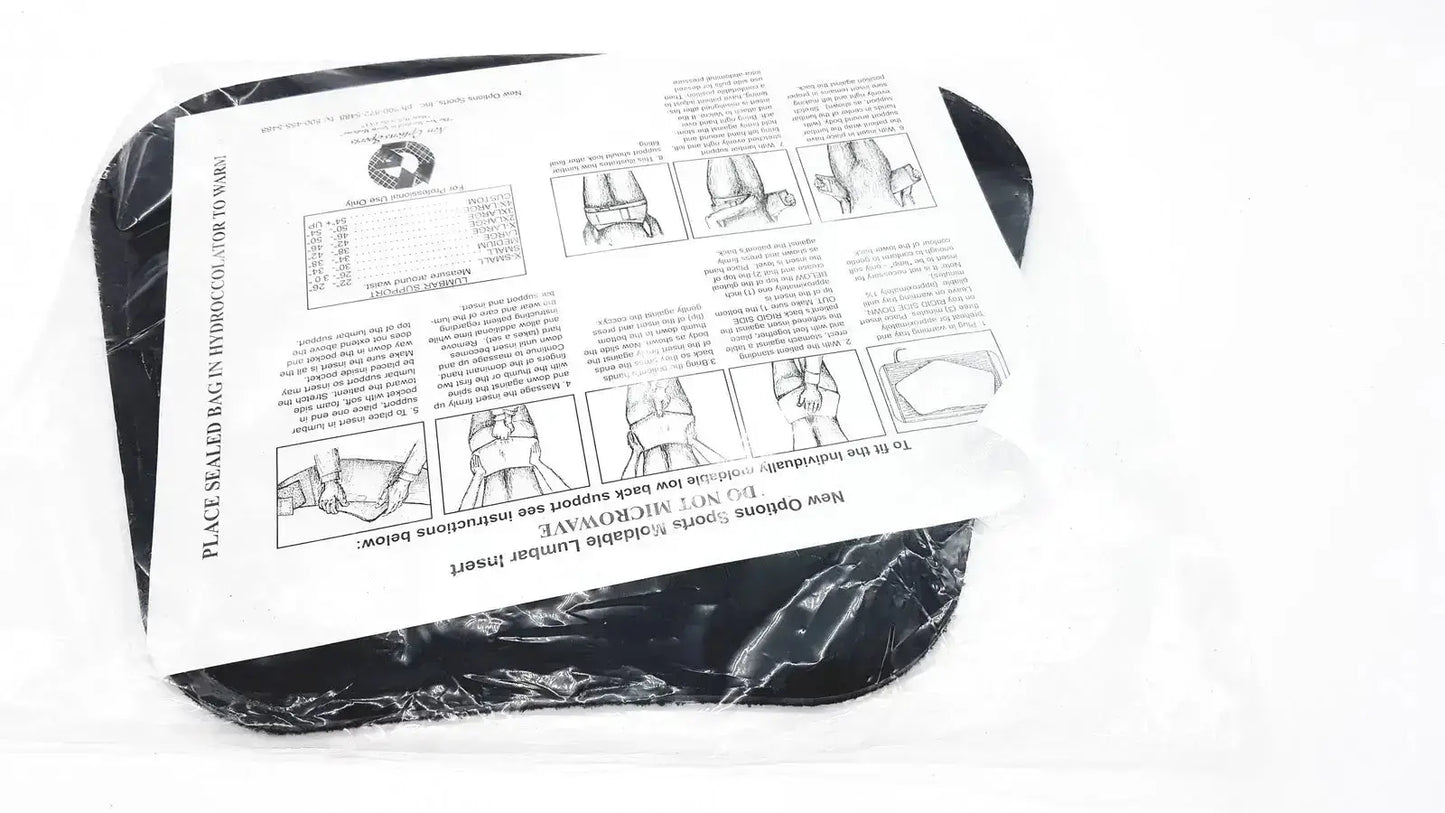 New Option Sports Moldable Lumbar Insert Do Not Microwave Lumbar Support Insert, new product photo 3
