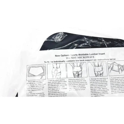 New Option Sports Moldable Lumbar Insert Do Not Microwave Lumbar Support Insert, new product photo 5