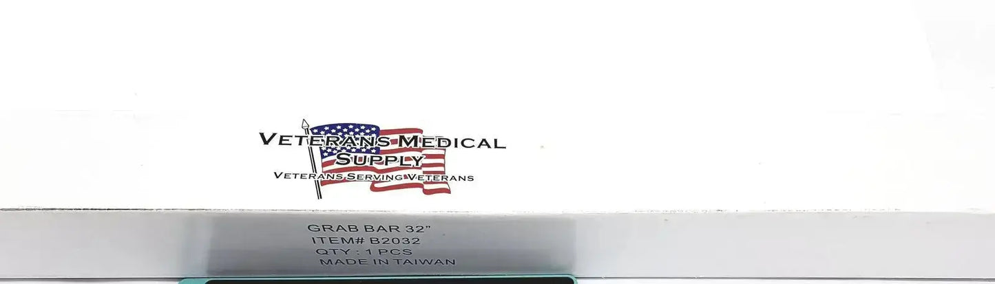 New Veterans Medical Supply 32” Grab Bar w Hardware Stainless Steel Safety Grab Bar, new product photo 1