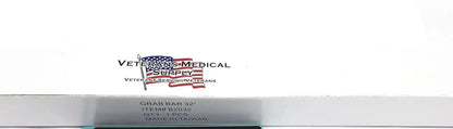 New Veterans Medical Supply 32” Grab Bar w Hardware Stainless Steel Safety Grab Bar, new product photo 1